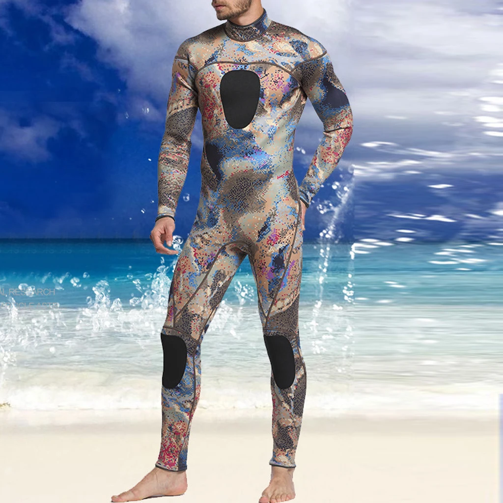 

Mens 3mm Neoprene Wetsuit Full Length Diving Snorkeling Wet Suit Kayak XL for weight:75-90kg , height: 178-185cm