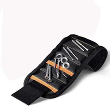 Kou dai kuan пять рядов магнитного браслета магнитный инструмент пикапа устройство нейлон волшебная лента ремешок