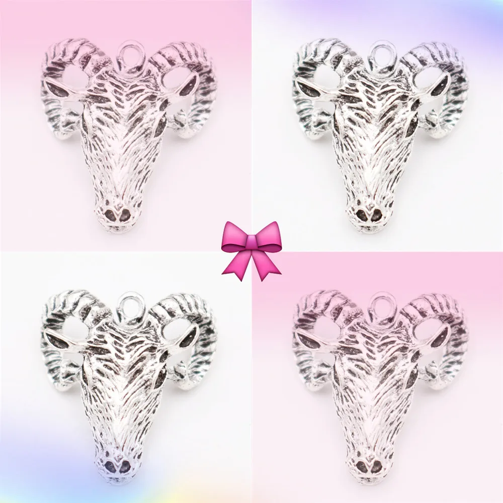 3D кулон с козой шармы головой козла амулеты изображением животного тотемом нация