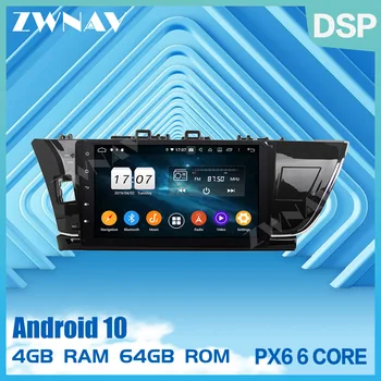 

2 din IPS PX6 touch screen Android 10.0 Car Multimedia player For Toyota Corolla 2014-2016 audio radio stereo GPS navi head unit