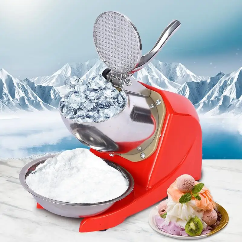 Commercial High-power Ice Machine Portable Tea Shop Practical Shaved Ice Machine Quality Household Sand Ice Machine