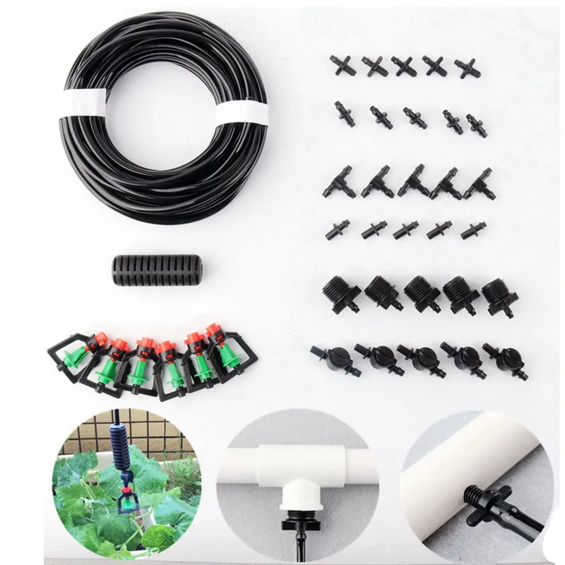 

5 Sets Irrigation Kits Misting Rotating Nozzle Watering System 8 Options Anti Drip Sprinkler Lawn Agriculture