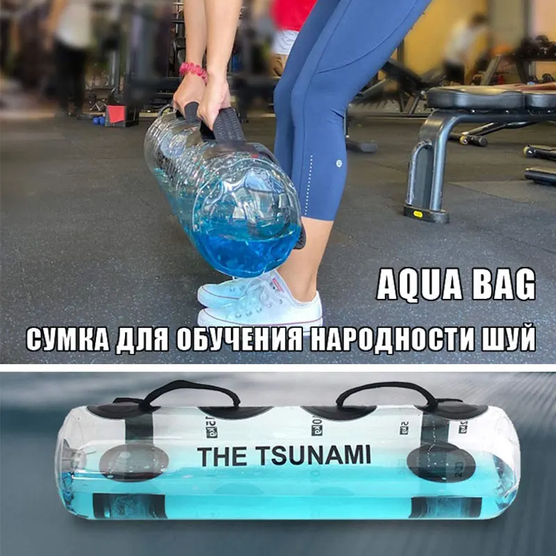 

Fitness Aqua Bag Core Bag Portable Sandbag with Water Lifting Power Gym Equipment for Workout Weights Training Balance Exercise
