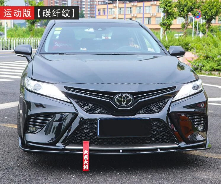 Для Camry Body kit спойлер- для Toyota Camry YDK ABS задний спойлер передний бампер диффузор защитные бамперы