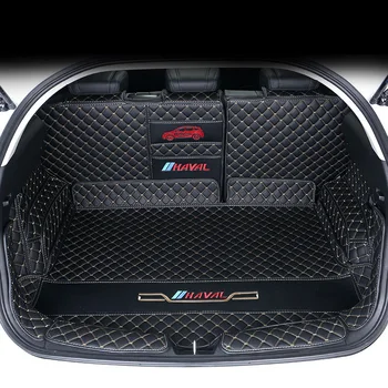 

lsrtw2017 for great wall haval F7 leather car trunk mat cargo liner 2018 2019 2020 accessories cover boot SUV auto