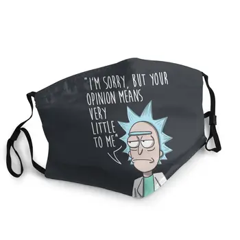 

Rick Opinion Reusable Face Mask Printed Anti Bacterial Dustproof Mask Protection Cover Respirator Mouth Muffle