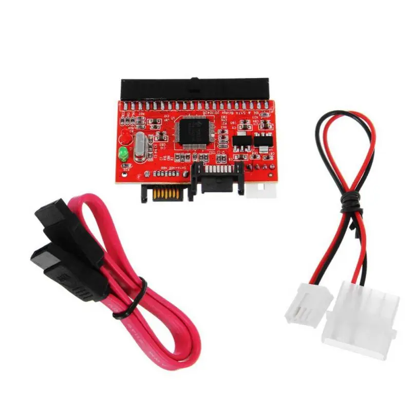 

SATA To IDE Hard Drive Adapter IDE To SATA Converter Adapter Card For PC Computer Internal Hard Drive Data Storage Device
