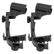 Универсальный легкий ударопрочный держатель для барабана микрофона, 2 шт., Многофункциональная подставка, легко устанавливается, фиксируется, регулируется, свободные руки