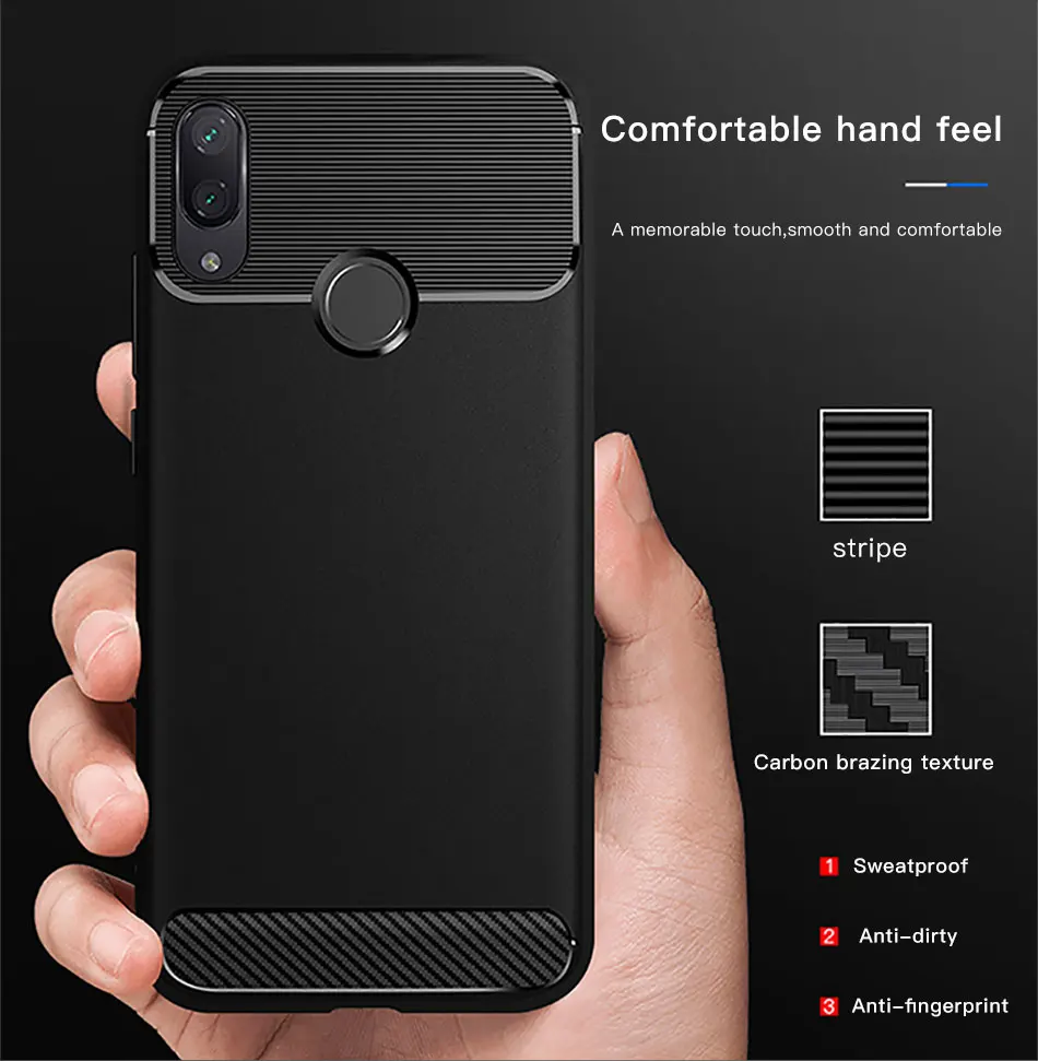 !ACCEZZ Luxury Matte Phone Case For Xiaomi Redmi Note 7 Protection Back Cover Anti-knock Thin For Redmi Note 7 Soft Shell Cases (7)