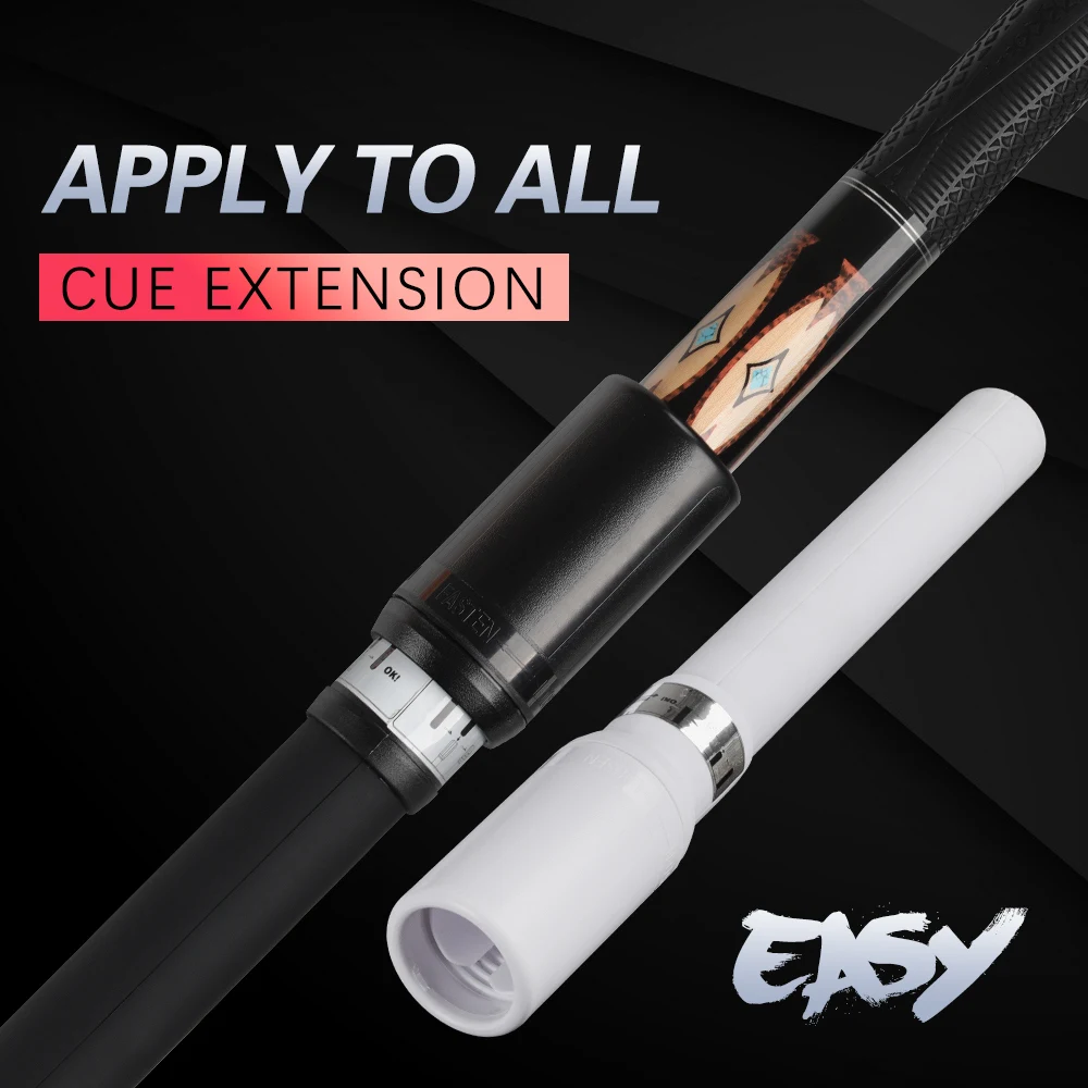

Pool Billiard Cue Extension 30cm Length PVC Material 2 Colors Durable Convenient Extension For Competition Billiar Accessories