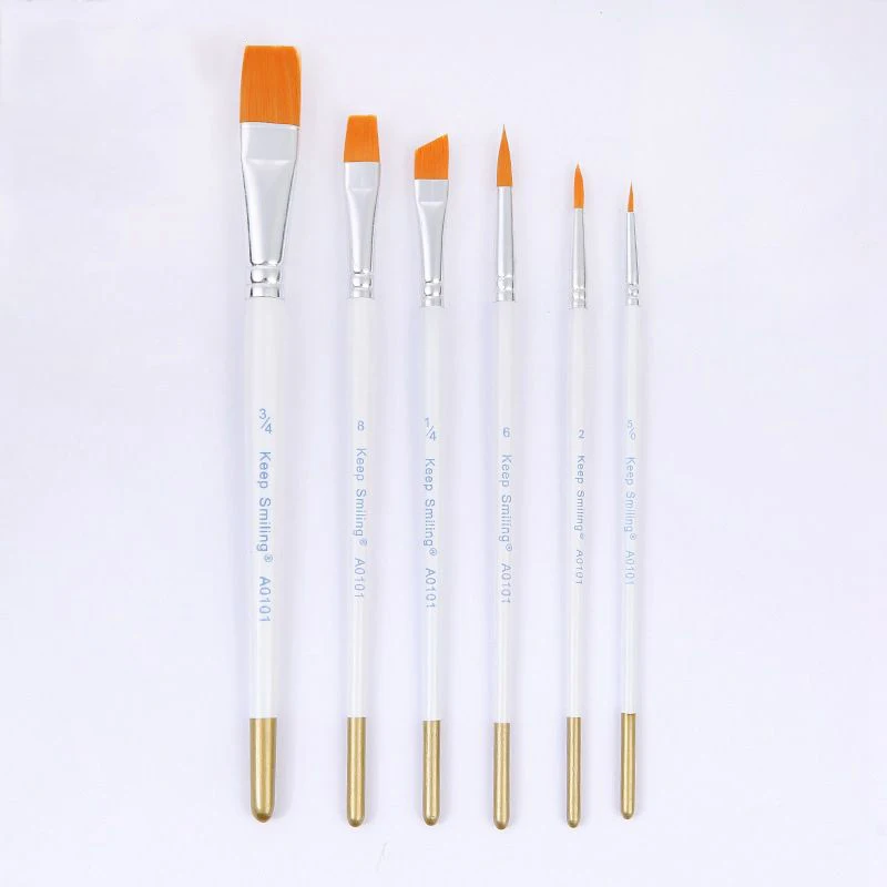 

6Pcs/Set Watercolor Brush Pens Hook Line Pen Soft Hair Multifunction Oil Painting Drawing Paint Brush Pen Art Supplies