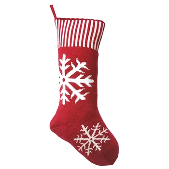 

Christmas Socks, Knitted Christmas Decoration Socks, Gift Socks, Woolen Socks, Jacquard Christmas Socks, Gift Bags