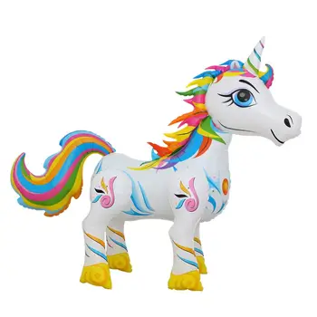 

New Design Air Walker Kids Toys Balloon Unicorn Foil Balloon Birthday Party Decoration Astronaut Unicorn Foil Balloon