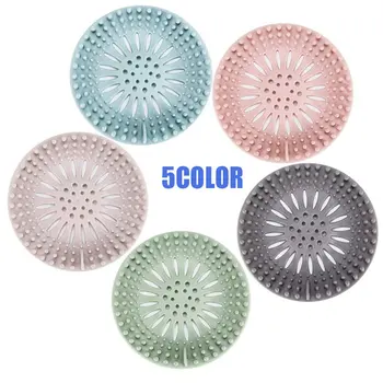 

Sink Sewer Filter Shower Drain Strainers Bathtub Stopper Silicone Sink Plug Cover Hair Catchers Bathroom Universal Floor Filter