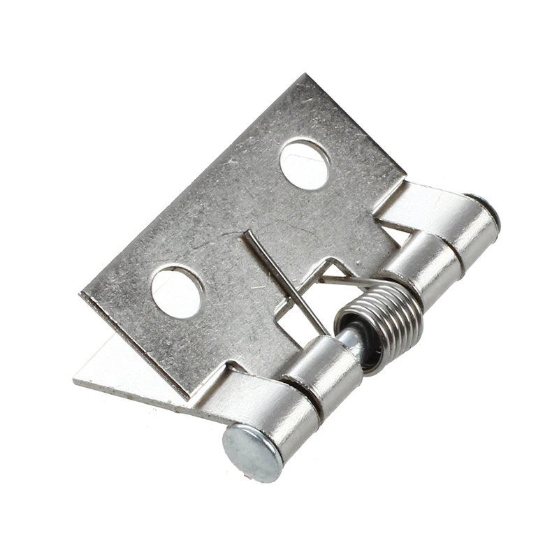

Promotion--Silver Tone Metal 25 x 33 x 0.8mm Spring Loaded Butt Hinges
