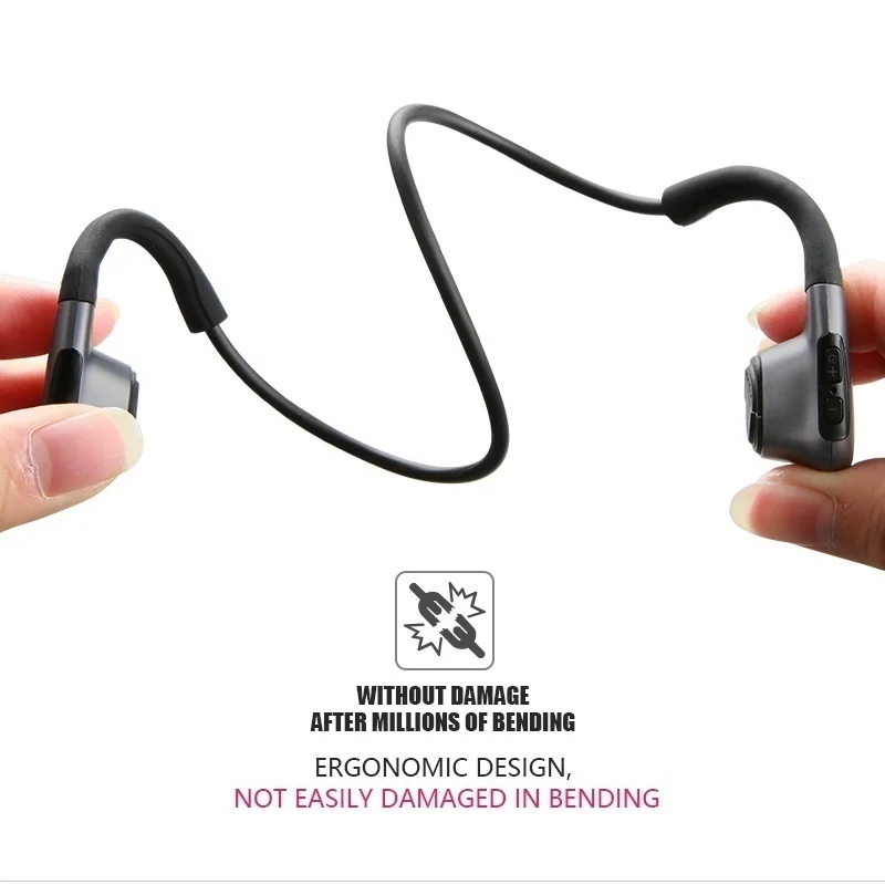 R9 костная проводимость Bluetooth наушники беспроводные bluetooth наушники с микрофоном стерео Hands-free для бега, спорта, тренировки