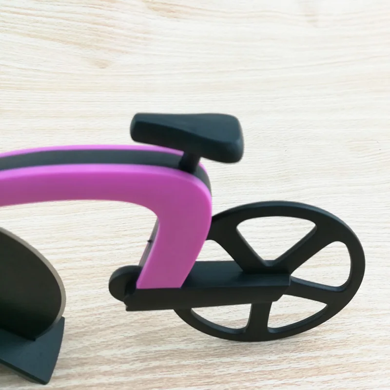 Bicycle Pizza Cutter Wheel Stainless Steel Plastic Bike Roller Pizza Chopper Slicer Kitchen Gadget TUE88