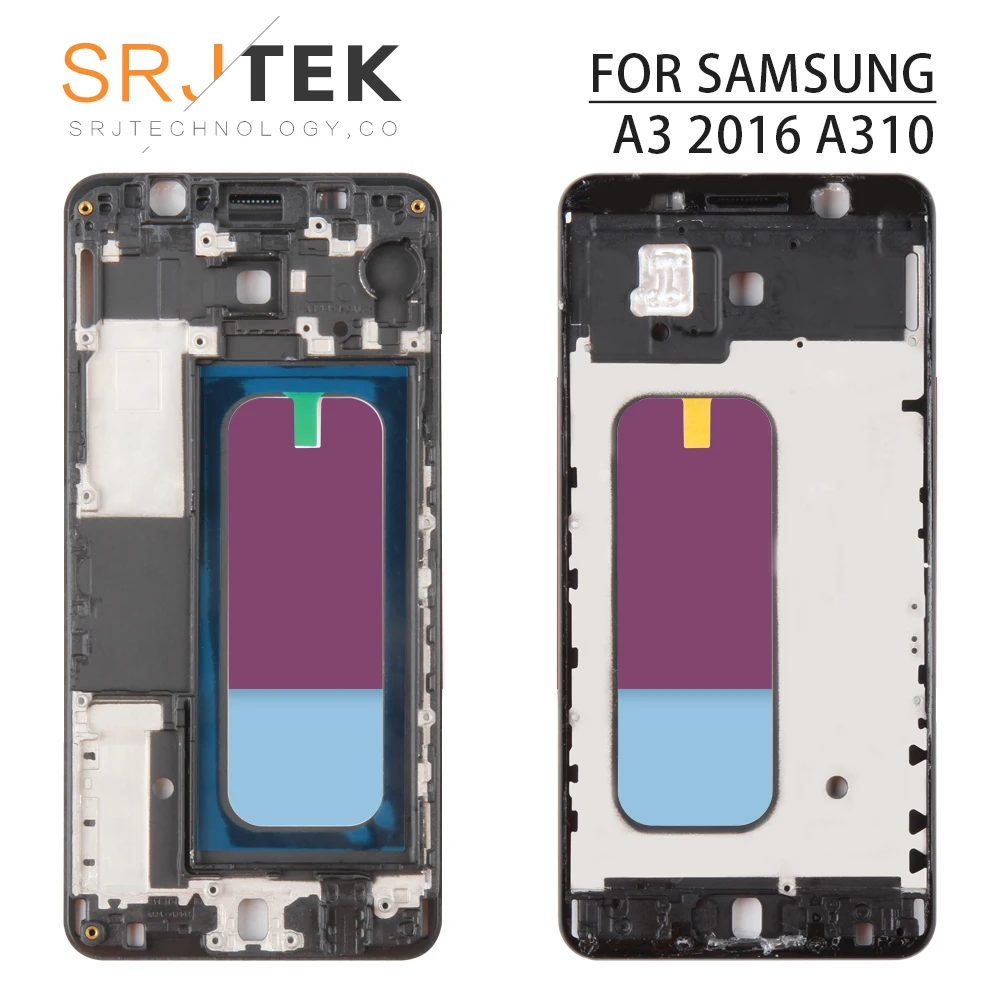 Для Samsung A3 2016 A310 LCD Рамка Корпус Крышка для SAMSUNG A520 средняя рамка крышка Galaxy 2017 A320