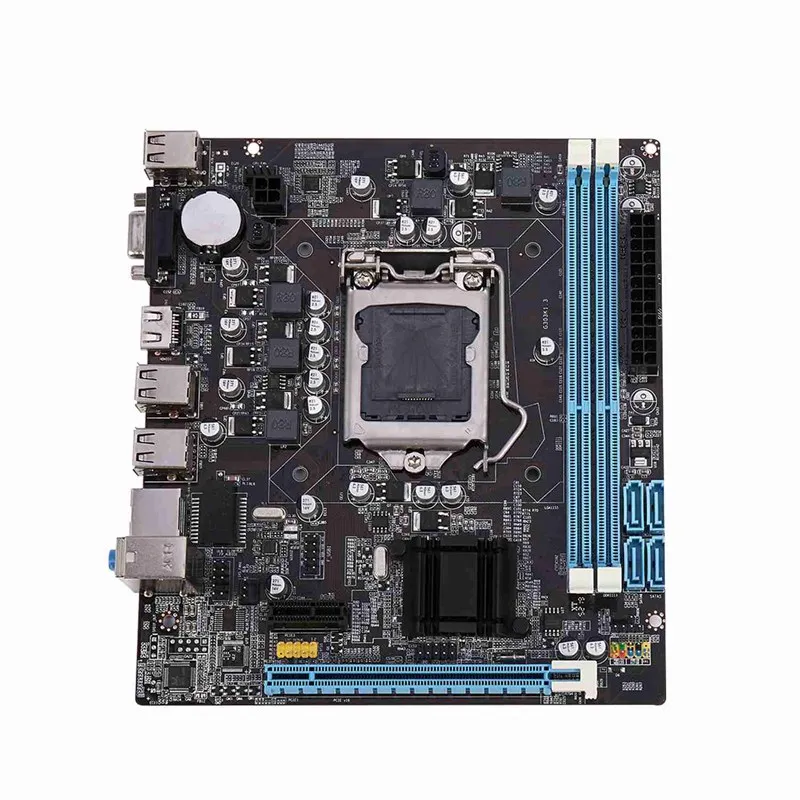 H61 настольный компьютер Материнская плата 1155 Pin CPU интерфейс обновления USB2.0 DDR3