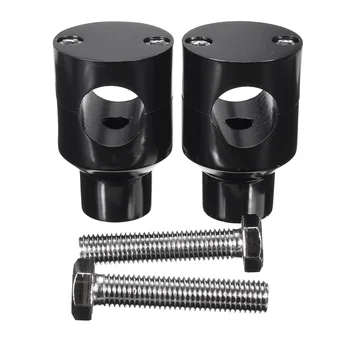

Hot Motorcycle Black Handlebar Risers Clamp For Electra Glide Road King/Honda Shadow VT ACE Aero Spirit VLX 750 1100 VTX1300
