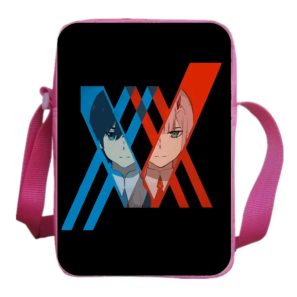 Cartoon Darling In The FranXX Shoulder Bag Canvas School Bag Ash Lynx Cosplay Messenger Bag School Bag.Customize Logo