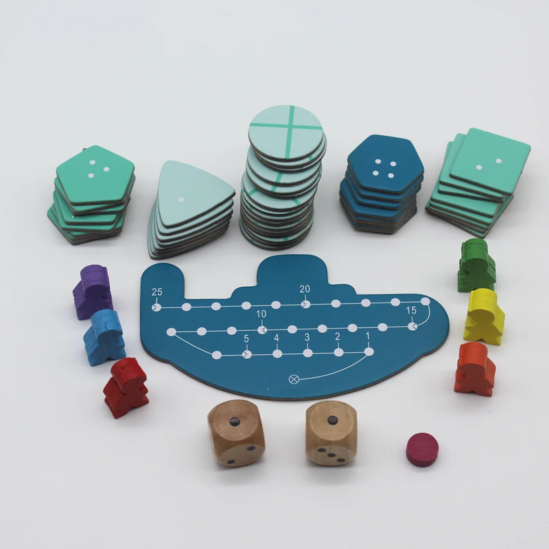 New 2-6 Players Deep Sea Adventure Board Game Children Funny English Game for Family Party Entertainment Gift