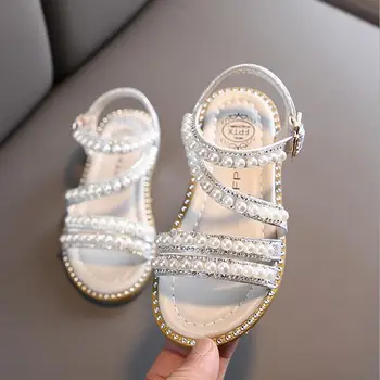 

Baby Sandals Girls Summer Shoes Children Infant Kids Baby Girls Bowknot Crystal Princess Sandals Casual Shoes For Girls
