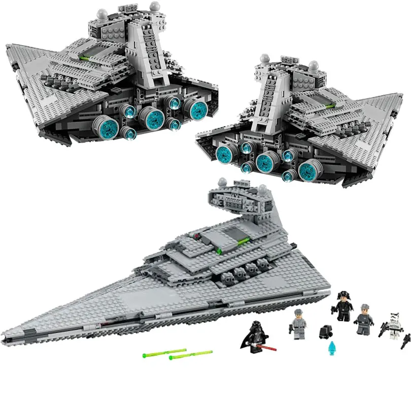 

In stock 05062 Legoingly Star Wars The Imperial Super Star Destroyer Building Blocks Bricks Toys Compatible with Star War 75055