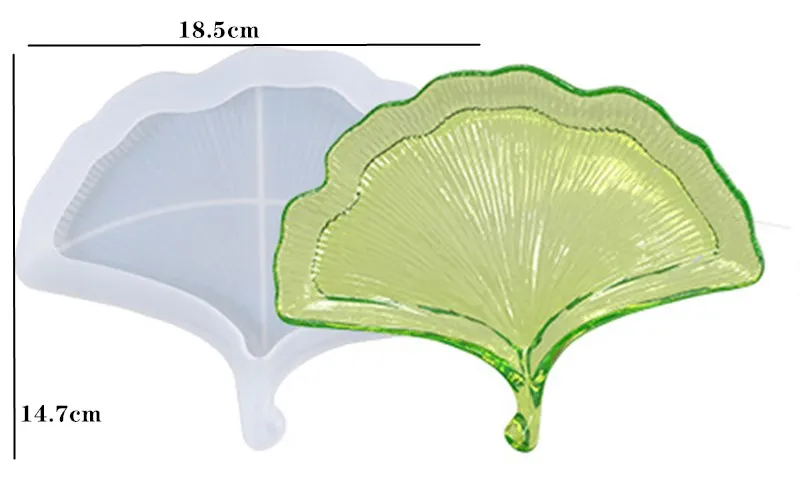 DIY Crystal Silicone Mold - Three-Layer Decorative Fruit and Tea Plate