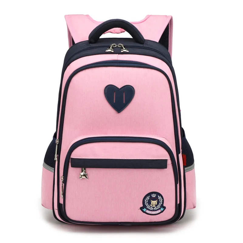 Детские школьные рюкзаки для девочек и мальчиков, ортопедический рюкзак, Детские рюкзаки, школьные сумки, детский школьный рюкзак, ранец mochila - Цвет: Pink big