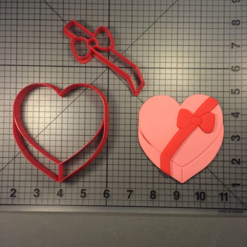 Heart Cutter, Puffy Heart, Clay Cutter, Cookie Cutter, Fondant Cutter, 3D  PLA Printed 