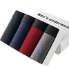 Boxers en coton respirant et résistant pour homme, slips masculins de marque et confortables, caleçons de couleur unie, sous vêtements, lot de 4 pièces, 365 ► Photo 3/6