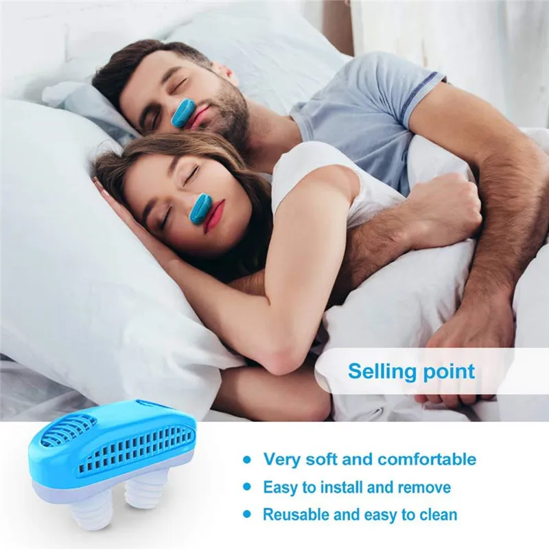 Snore Circle Anti Schnarchen Nase Clip Silicone Magnetic Anti Snoring Breathing Stop Snore Apnea Antisnoring Clip Device