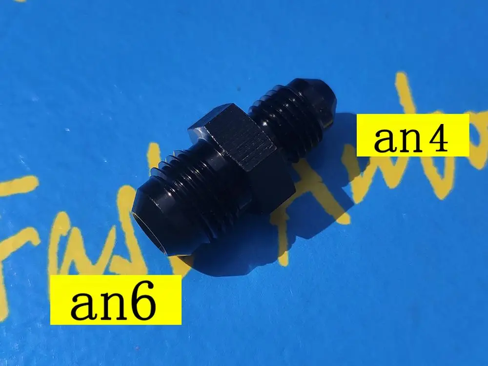 7/16unf 4an 4 an4 мужской 9/16unf фильтр с резьбой папа 6AN AN6 6 черный анодированный Для 3l
