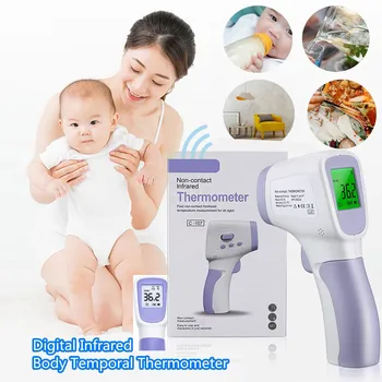 

Household noncontact infrared electronic thermometer childrens baby body temperature food detection termometro digital infrarojo
