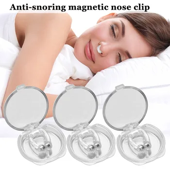 

Snoring Stopper Silicone Magnetic Anti Snore Device Nose Vents Nasal Dilators Portable Personal Beauty Caring Products