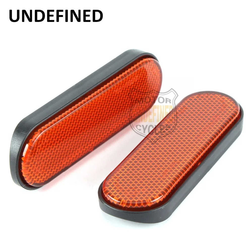 Motorcycle Front Fork Leg Reflectors Sticker Safety Warning Plastic
