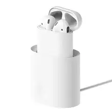 Bluetooth-гарнитура Силиконовая Подставка для зарядки силиконовая защитная Подставка для зарядки Держатель для зарядной док-станции для Airpods