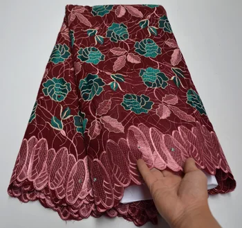 

Hot Selling French Tulle Lace 100% Cotton African Dry Lace Fabric Nigerian Lace Fabric High Quality Swiss Voile In Switzerland