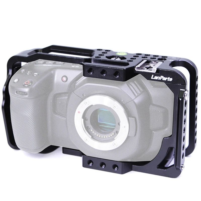 Lanparte Bmpcc 4K клетка для видеокамеры для Blackmagic карманная Кинокамера Bmpcc 4K для крепления микрофона монитор светодиодный светильник