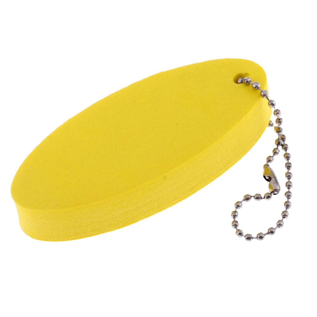 Oval Shaped EVA Foam Floating Key Ring Beads Boat Keychain