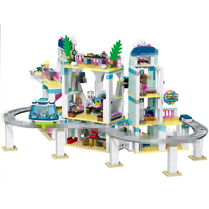 37086 в heartlake City курорт режим совместимый с друзьями строительный блок 1139 шт. кирпичные игрушки для девочек
