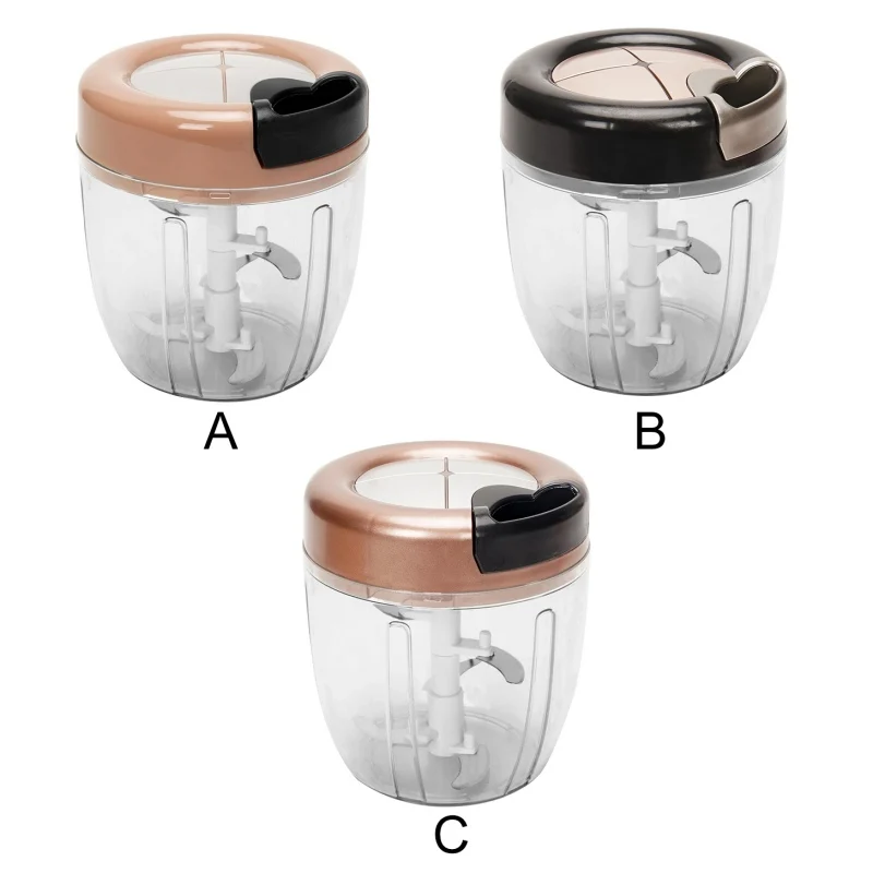 

New Manual Food Chopper Household Vegetable Choppers Shredder Multi-function Food Processor Meat Machine Crusher