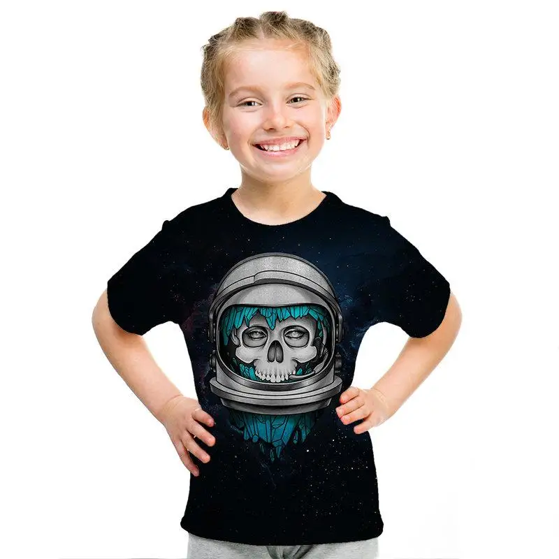 Nuevo Shantou estilo gtico camiseta de los nios 3D impreso Taro nios Топы moda manga corta verano calle ropa de los nios