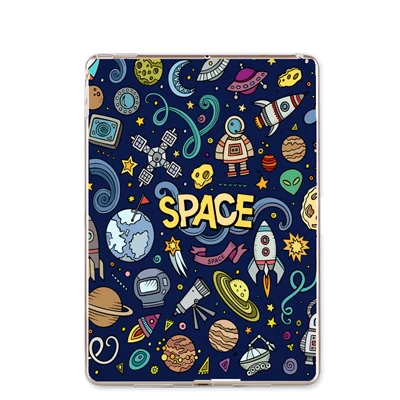 Мягкий чехол из ТПУ для ipad 9 7 air 1 2 pro 2017 2018 силиконовый с рисунком Apple модный