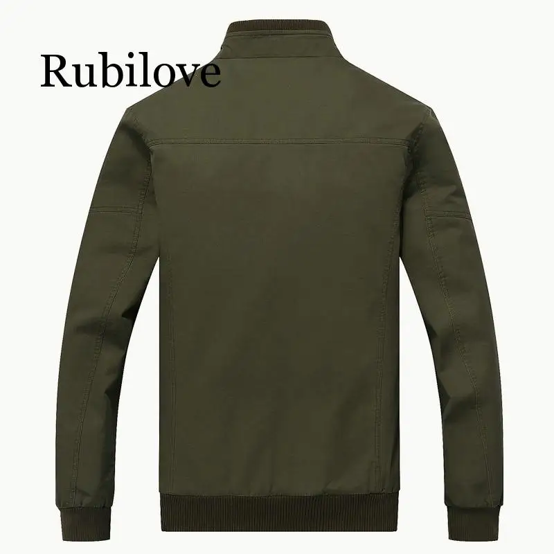 Rubilove демисезонная куртка-бомбер мужская Военная армейская тренировочная ветровка тактические мужские куртки пальто