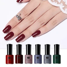 NEE JOLIE 8 мл Твердый лак для ногтей зеленый черный лак стойкий лак для ногтей