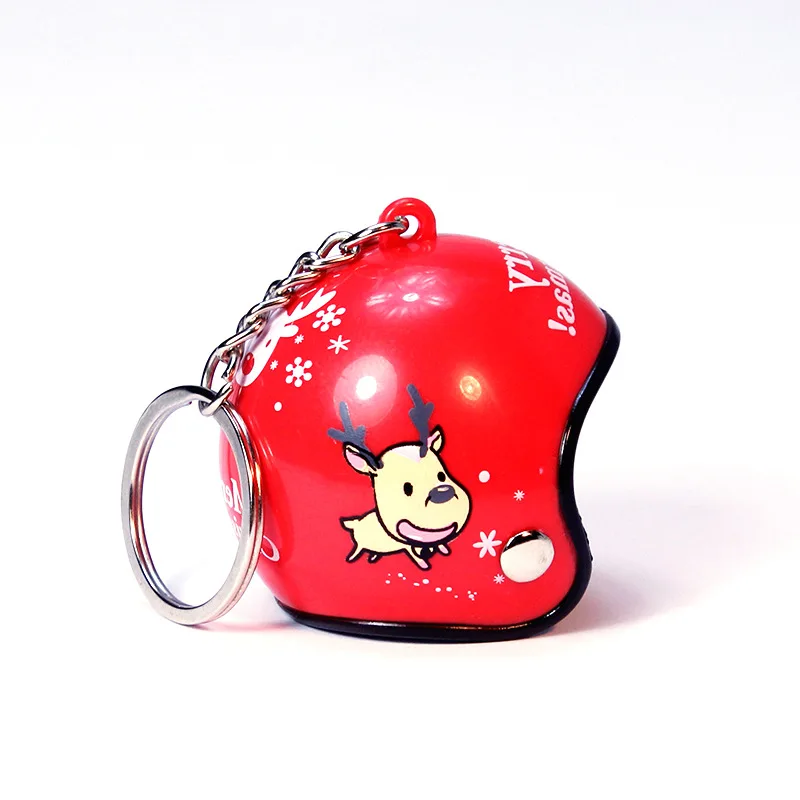 

Helmets Key Chain Motorcycle Safety Helmet Keychain Men Key Holder Women Cute KeyRing Trendy Key Ring for Car Purse Bag Pendant