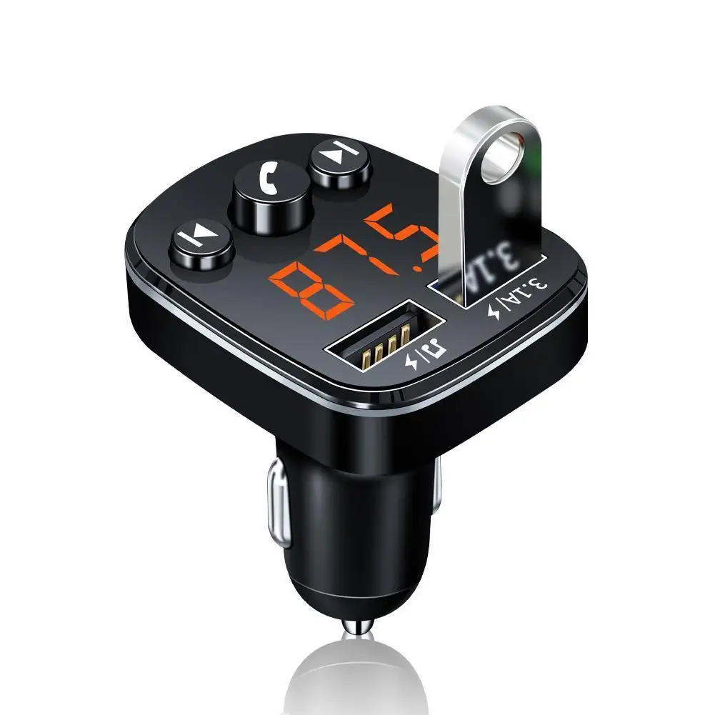 Автомобильный беспроводной FM-трансмиттер с поддержкой Bluetooth 5 0 и mp3-плеером |