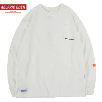 

Aelfric Eden Letter Printed Men Sweatshirt 2019 Streetwear Fashion Pullover Hip Hop Harajuku Casual Cotton Oversized Long Sleeve